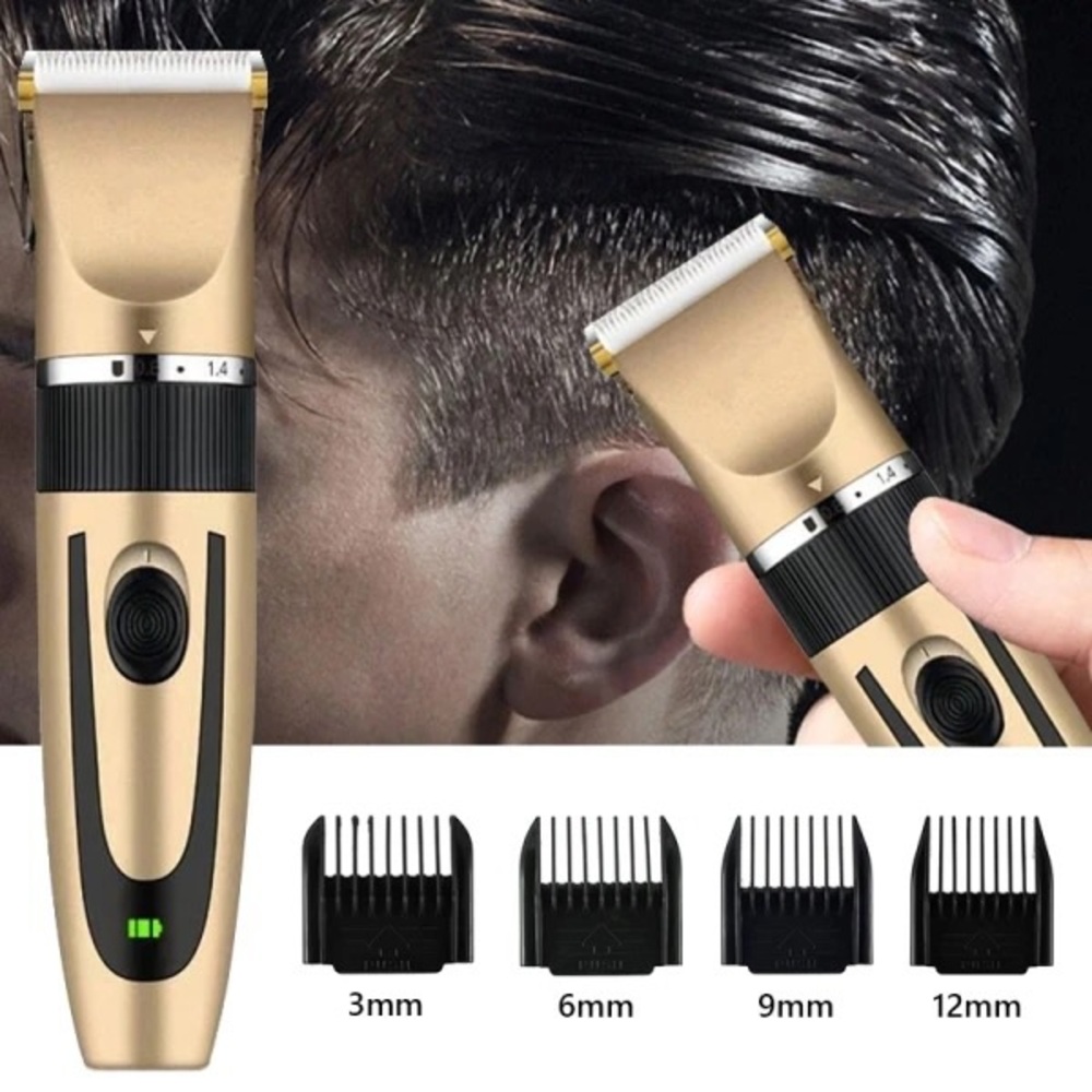 Electric Gold Hair Clipper for Men